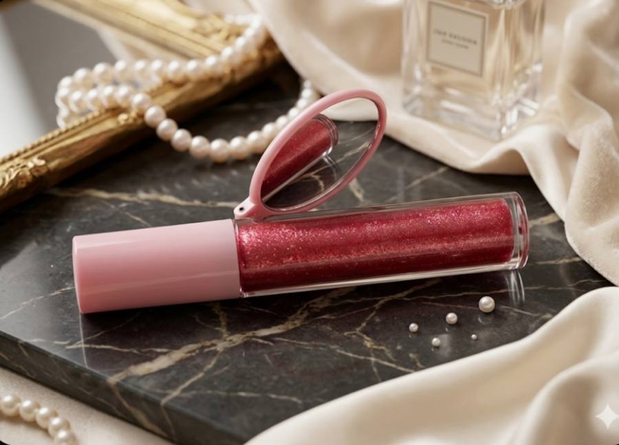 Lip Gloss com espelho